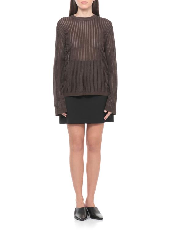 26SS 루루 드 세종 스웨터 HEDORA BROWN Brown - LOULOU DE SAISON