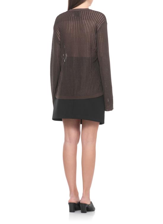 26SS 루루 드 세종 스웨터 HEDORA BROWN Brown - LOULOU DE SAISON