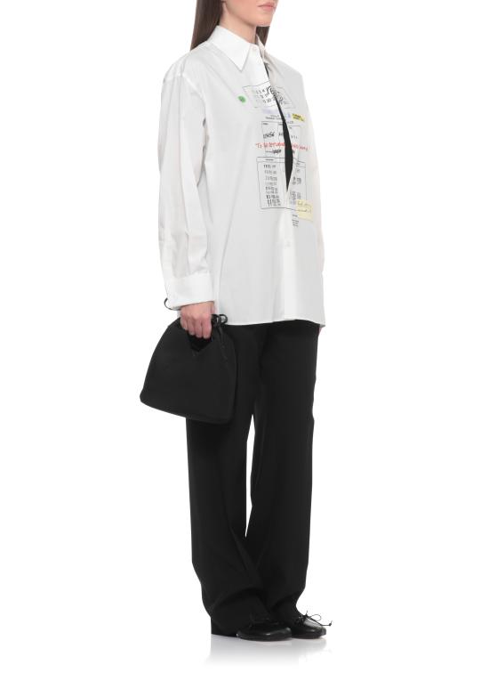 26SS MM6 메종마르지엘라 코튼 포플린 셔츠 S52DL0237 M35480101 White - MM6 MAISON MARGIELA