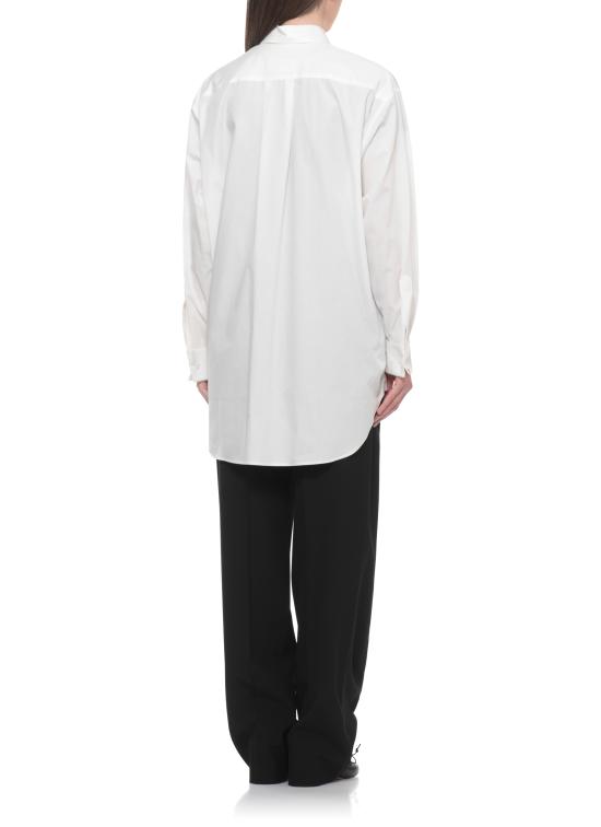 26SS MM6 메종마르지엘라 코튼 포플린 셔츠 S52DL0237 M35480101 White - MM6 MAISON MARGIELA