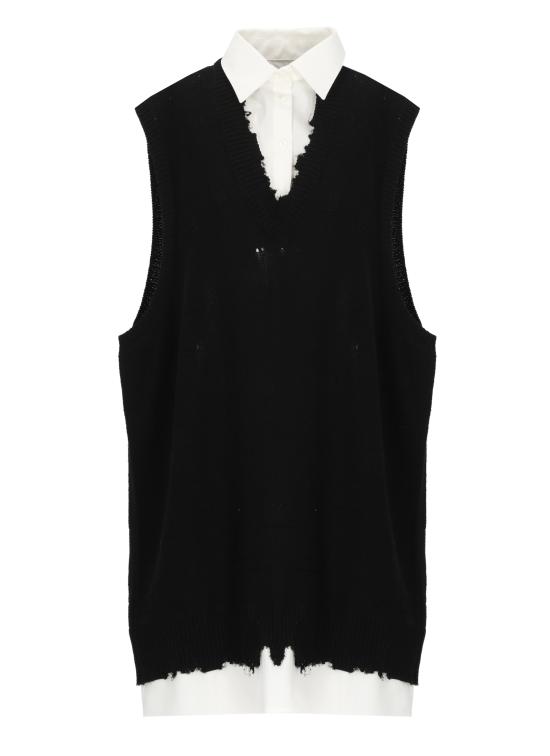 26SS MM6 메종마르지엘라 미디 원피스 S52DA0076 M13220900 Black