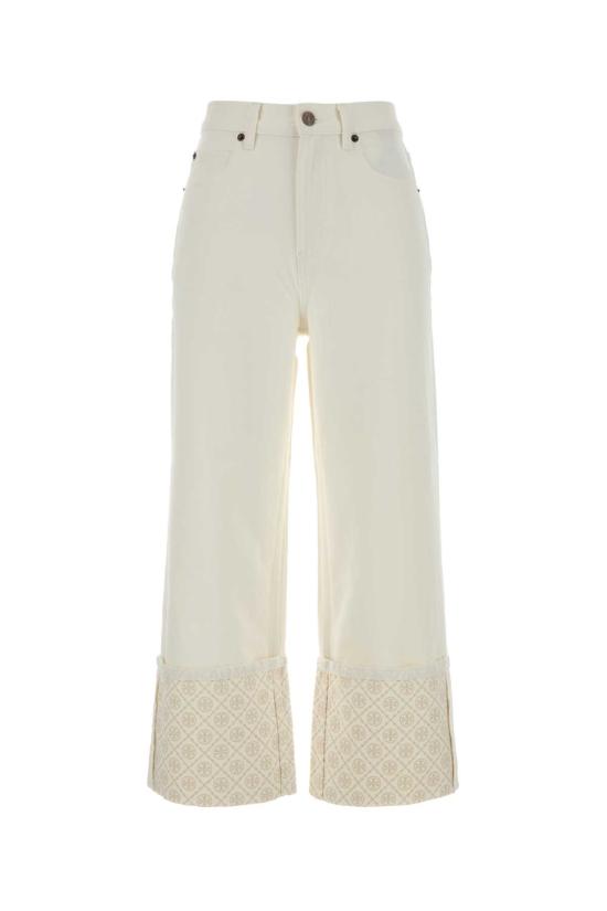 26SS 토리버치 데님 팬츠 183553 100 White