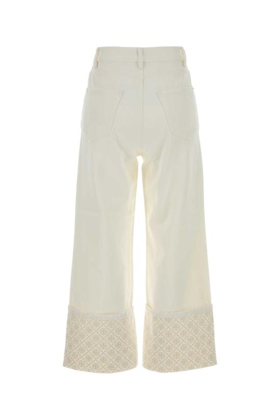 26SS 토리버치 데님 팬츠 183553 100 White - TORY BURCH