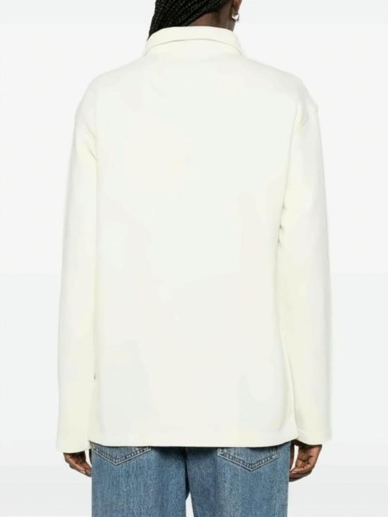  아페쎄 폴로 티셔츠 A.P.C. 긴팔 폴로 셔츠 화이트 - A.P.C.