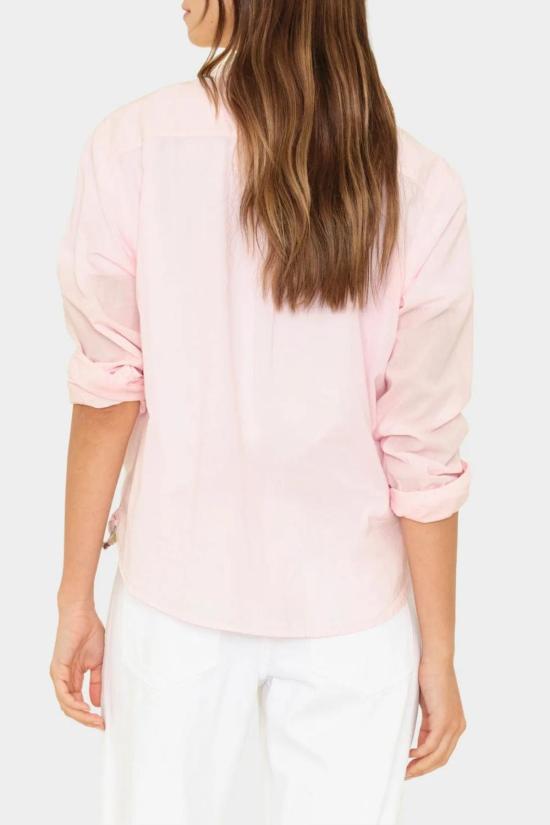  시레나 탑 보위 셔츠 페일 로즈 - XIRENA