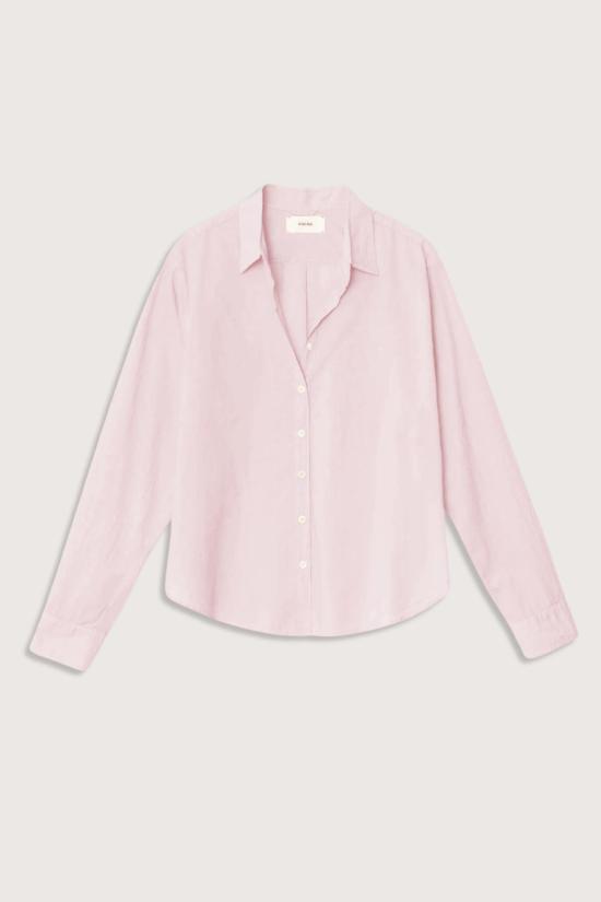  시레나 탑 보위 셔츠 페일 로즈