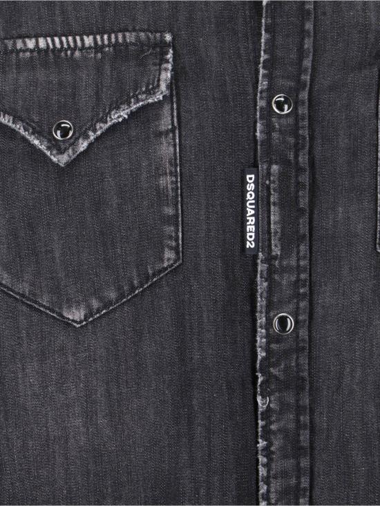 26SS 디스퀘어드2 긴팔 셔츠 S71DM0827 S30826 900 Black - DSQUARED2