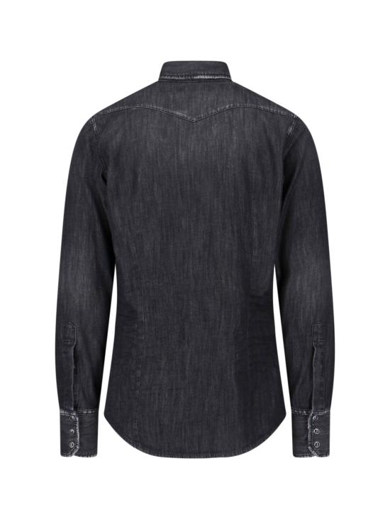 26SS 디스퀘어드2 긴팔 셔츠 S71DM0827 S30826 900 Black - DSQUARED2