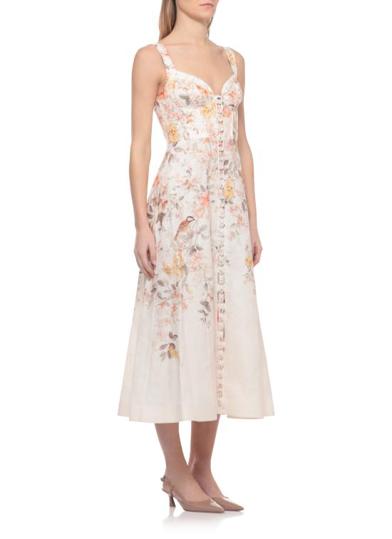 26SS 짐머만 미디 원피스 7525DS261 CMSO Ivory - ZIMMERMANN