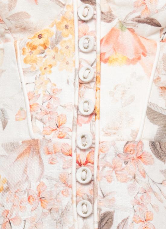 26SS 짐머만 미디 원피스 7525DS261 CMSO Ivory - ZIMMERMANN