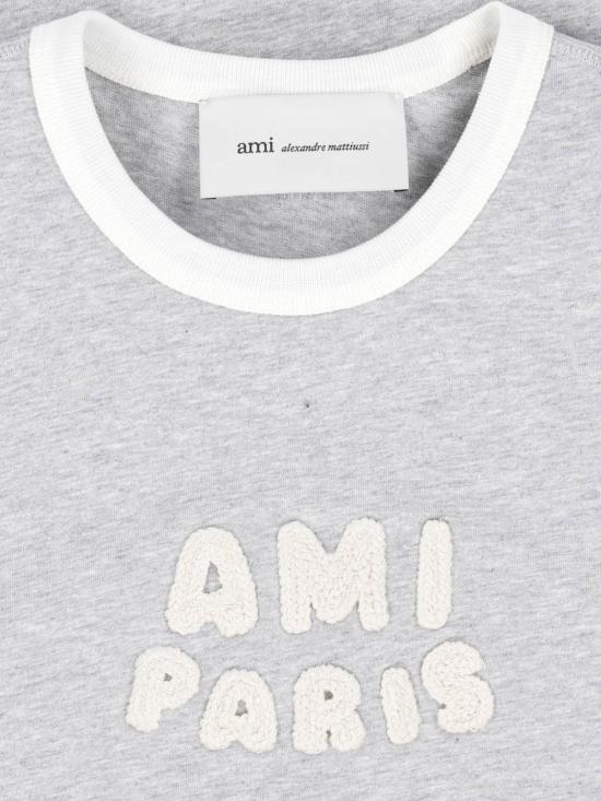 26SS 아미 반팔 티셔츠 UTS371 724 A079 Grey - AMI