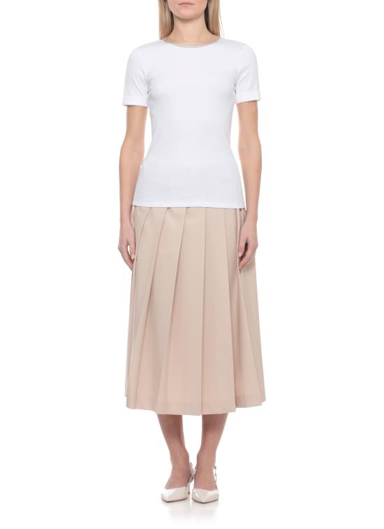 26SS 페세리코 반팔 티셔츠 A06872J0 5669A00A White - PESERICO