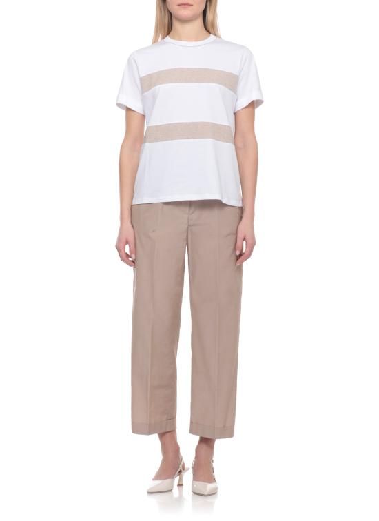 26SS 페세리코 반팔 티셔츠 S06924J0 0070D47D White - PESERICO