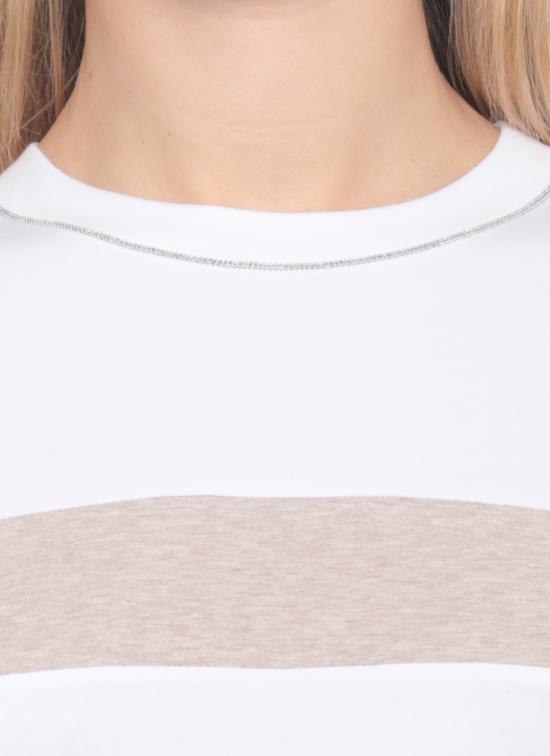 26SS 페세리코 반팔 티셔츠 S06924J0 0070D47D White - PESERICO