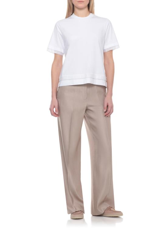 26SS 페세리코 반팔 티셔츠 A06739J0 0070A00A White - PESERICO