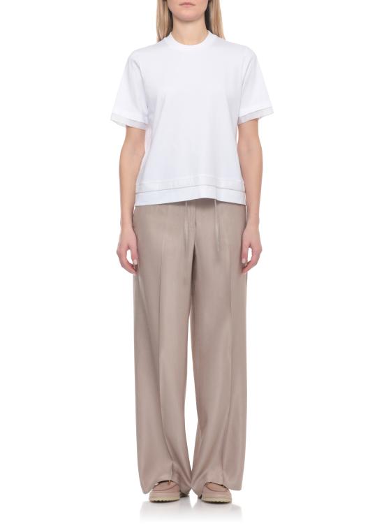 26SS 페세리코 반팔 티셔츠 A06739J0 0070A00A White - PESERICO