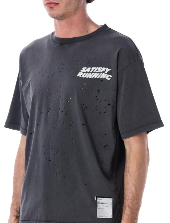 26SS 새티스파이 반팔 티셔츠 11006 00A08 Black - SATISFY