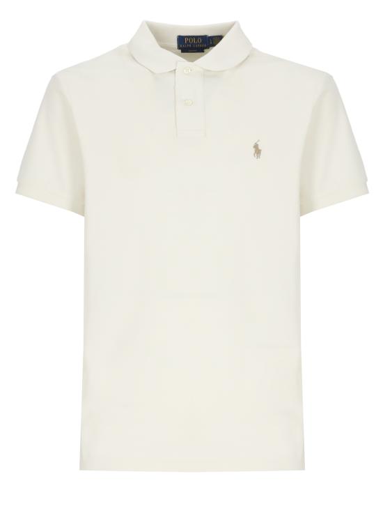 26SS 랄프 로렌 폴로 티셔츠 710536856 417 Avorio