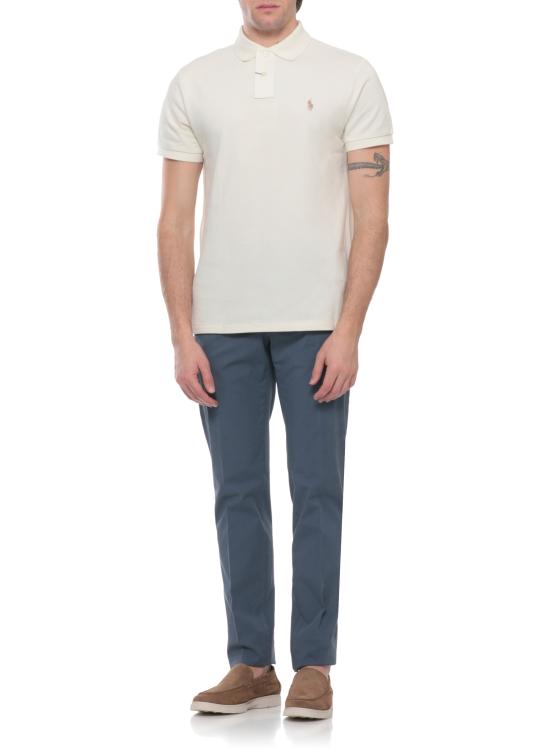 26SS 랄프 로렌 폴로 티셔츠 710536856 417 Avorio - RALPH LAUREN