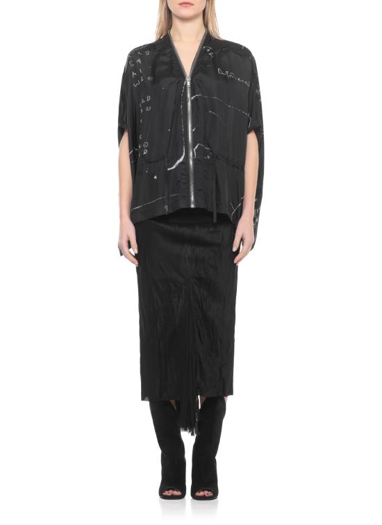 26SS 릭 오웬스 가죽 자켓 RP01F6733 KP10911 Black - RICK OWENS