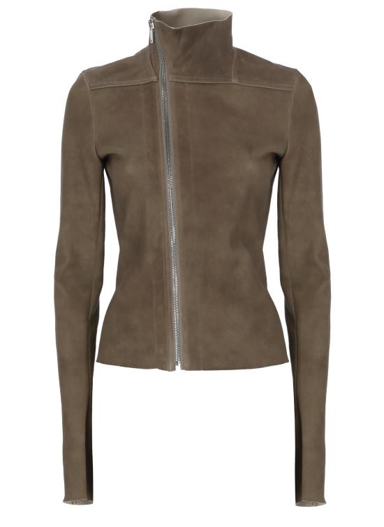 26SS 릭 오웬스 가죽 자켓 RP01F6701 LSV34 Brown