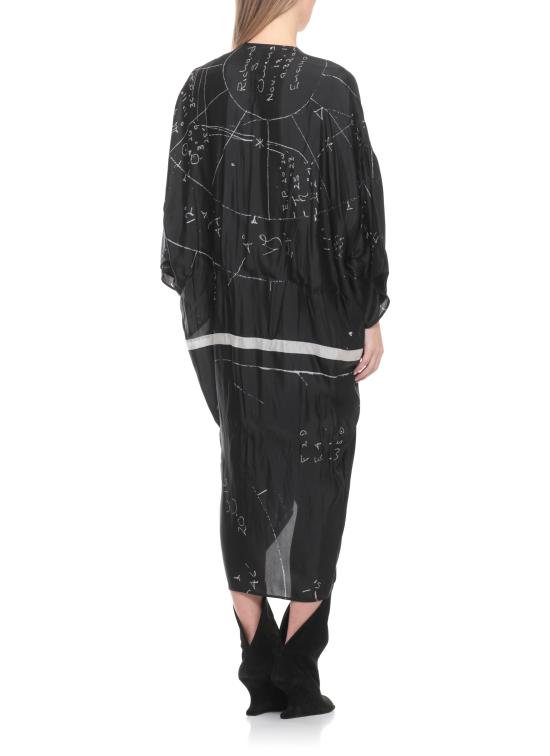 26SS 릭 오웬스 미디 원피스 RP01F6540 KP10911 Black - RICK OWENS