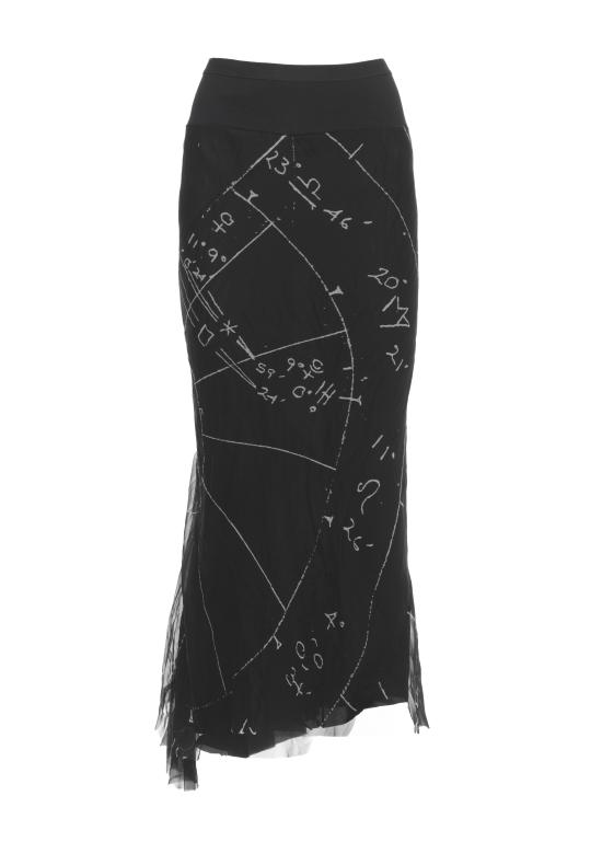 26SS 릭 오웬스 미디 스커트 RP01F6334 SP10911 Black