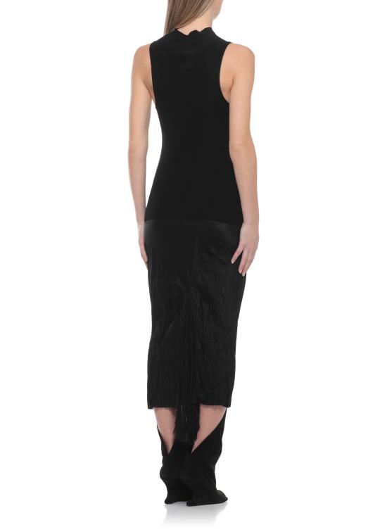 26SS 릭 오웬스 미디 원피스 RP01F6558 JSVKS09 Black - RICK OWENS