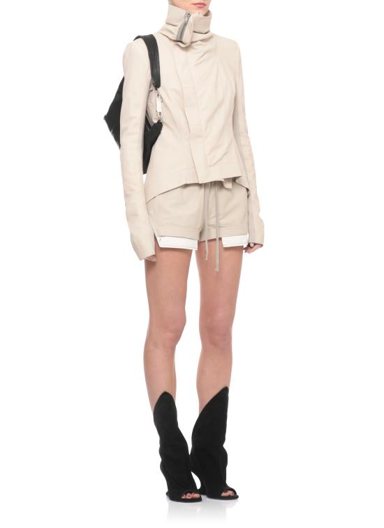 26SS 릭 오웬스 가죽 자켓 RP01F6743 LBF138 Beige - RICK OWENS