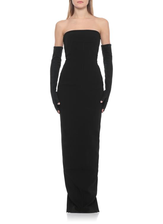 26SS 릭 오웬스 미디 원피스 RP01F6524 SY09 Black - RICK OWENS