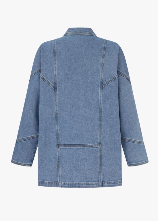  티티 스튜디오 데님 자켓 Tt Studios 린다 재킷 라이트 블루 데님 - TT STUDIOS