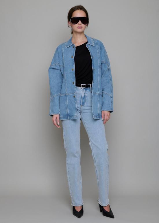  티티 스튜디오 데님 자켓 Tt Studios 린다 재킷 라이트 블루 데님 - TT STUDIOS