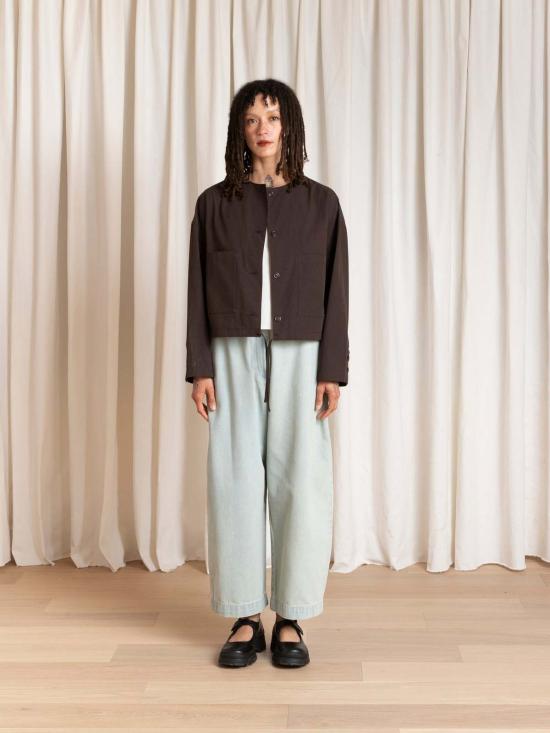  알리 골든 자켓 크롭 드로스트링 재킷 - ALI GOLDEN