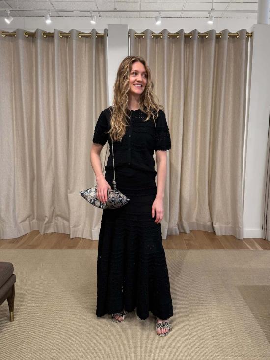  울라 존슨 가디건 아브리아나 아일렛 니트 - ULLA JOHNSON