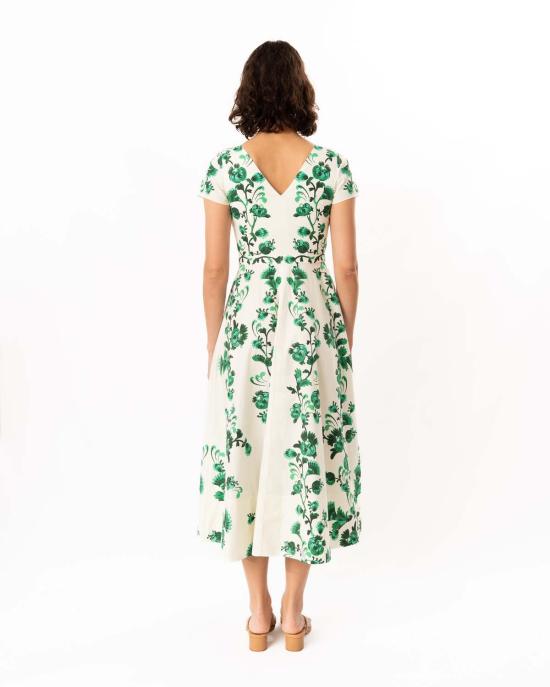  살로니 롱 원피스 조이 E 드레스 사피어 바인즈 - SALONI