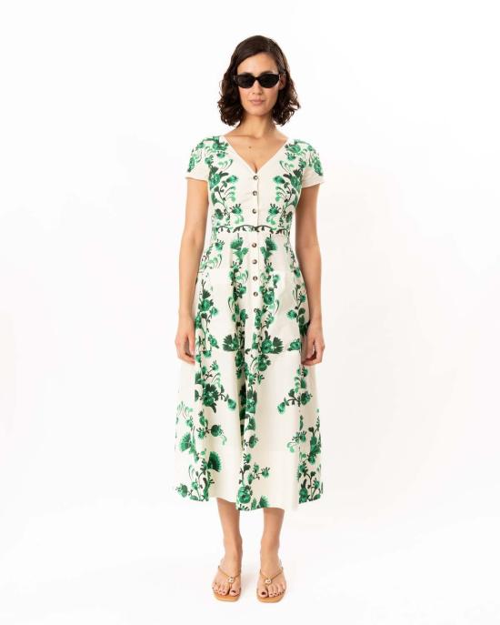  살로니 롱 원피스 조이 E 드레스 사피어 바인즈