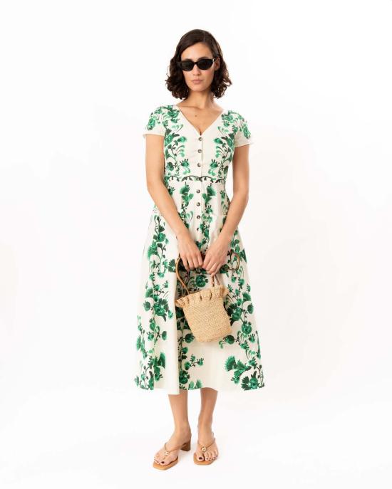  살로니 롱 원피스 조이 E 드레스 사피어 바인즈 - SALONI