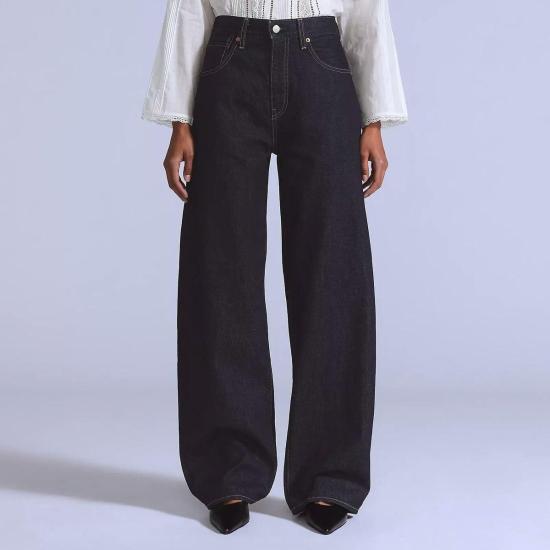  리바이스 데님 팬츠 블루 탭 드롭 배럴 뉴 린스 진