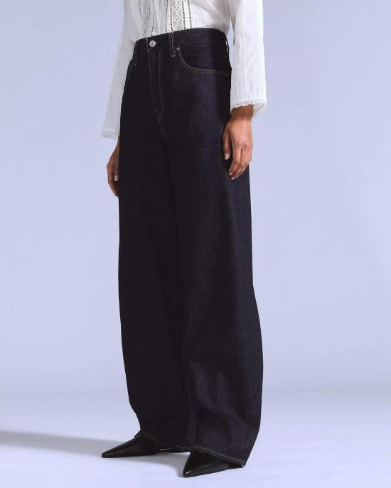  리바이스 데님 팬츠 블루 탭 드롭 배럴 뉴 린스 진 - LEVI'S