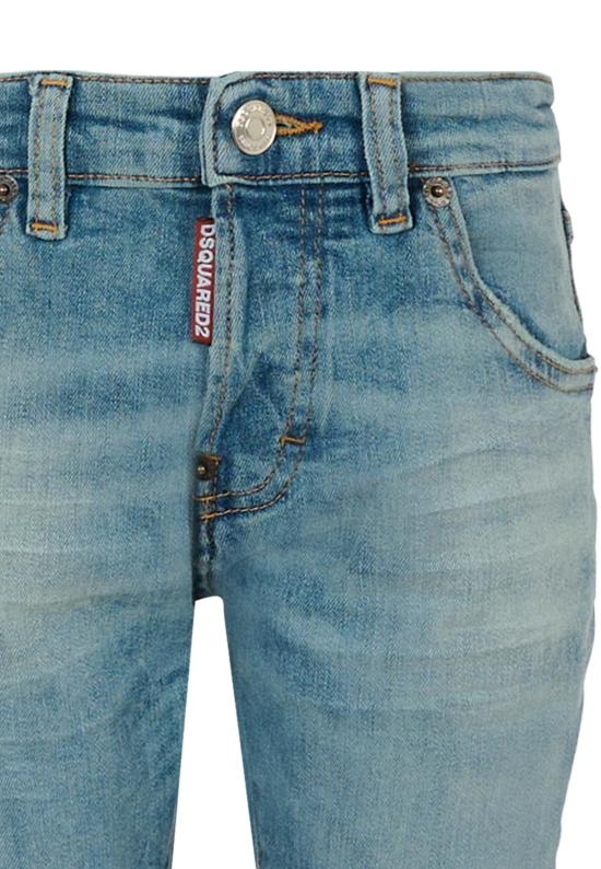  디스퀘어드2 데님 팬츠 Dsquared2 데님 진 위드 로고 데님 - DSQUARED2