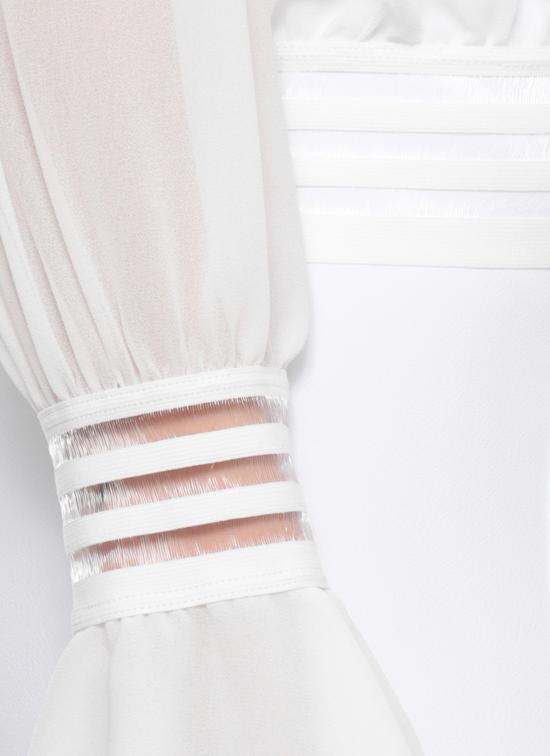 26SS 엘리자베타프랜치 블라우스 CA13561E2 X88 White - ELISABETTA FRANCHI