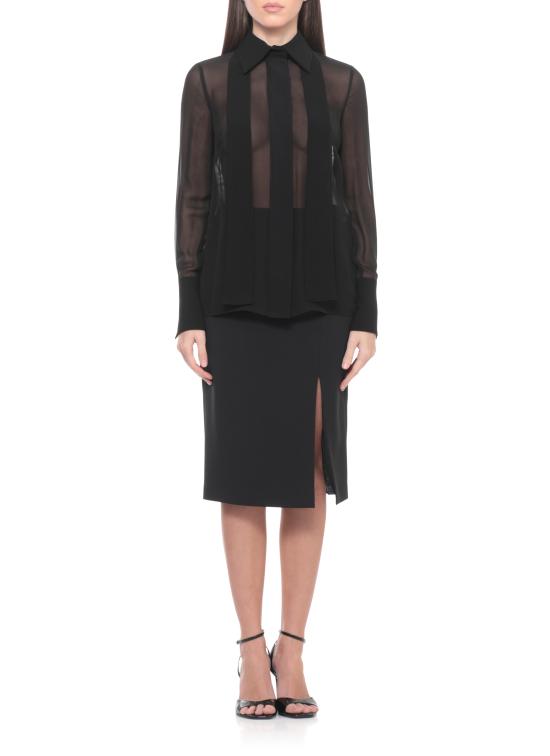 26SS 엘리자베타프랜치 셔츠 CA14861E2 110 Black - ELISABETTA FRANCHI