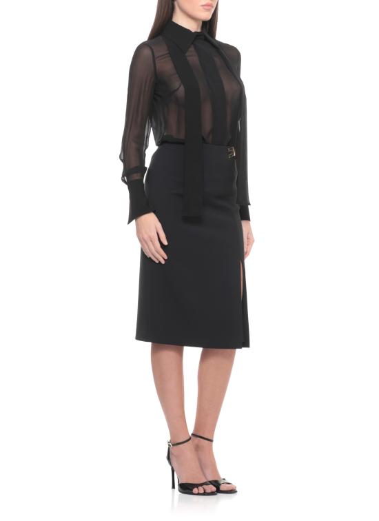 26SS 엘리자베타프랜치 셔츠 CA14861E2 110 Black - ELISABETTA FRANCHI