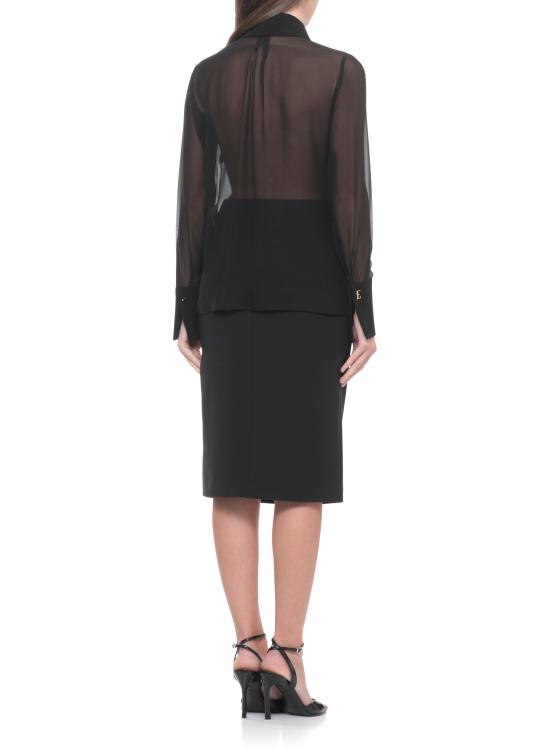 26SS 엘리자베타프랜치 셔츠 CA14861E2 110 Black - ELISABETTA FRANCHI