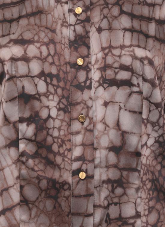 26SS 엘리자베타프랜치 셔츠 CA13161E2 644 Brown - ELISABETTA FRANCHI