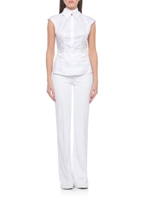 26SS 엘리자베타프랜치 셔츠 CA14361E2 100 White - ELISABETTA FRANCHI