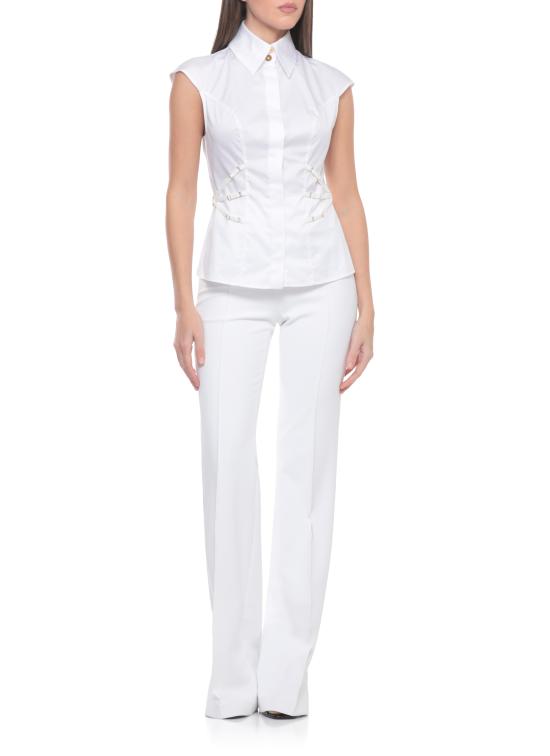26SS 엘리자베타프랜치 셔츠 CA14361E2 100 White - ELISABETTA FRANCHI