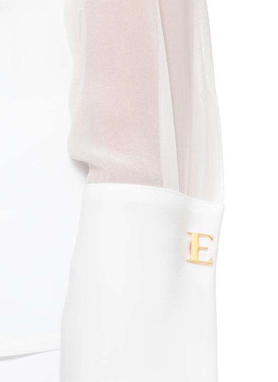 26SS 엘리자베타프랜치 셔츠 CA14861E2 360 Ivory - ELISABETTA FRANCHI