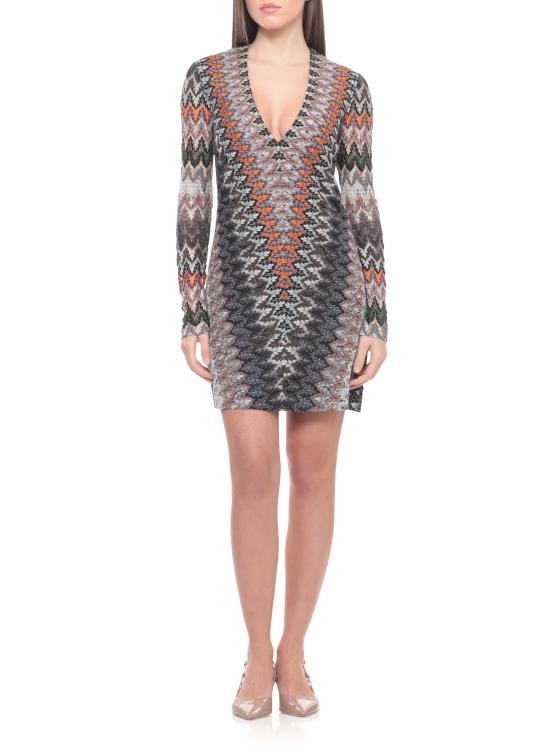 26SS 미소니 미디 원피스 DS26SG0O BR014ZS72OW MultiColour - MISSONI