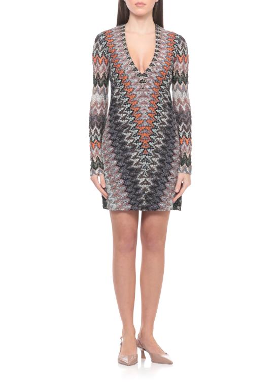 26SS 미소니 미디 원피스 DS26SG0O BR014ZS72OW MultiColour - MISSONI